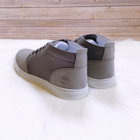 Timberland Men’s Groveton Leather & Fabric Grey Chukka - Picture 5 of 7